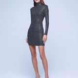 Cher Turtleneck Long Sleeve Dress