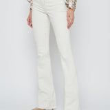 Ruth High-rise Straight Raw Hem Pants