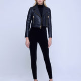 Onna Cropped Biker Jacket