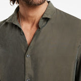 Slim Fit Solid Shirt