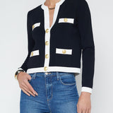 Estefania Contrast Trim Cardigan