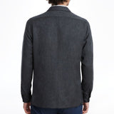 Wool Flannel D-Constructed Shirt Jacket