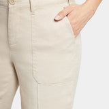 Wide Leg Cropped Cargo Pants