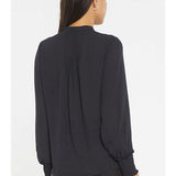 Pleated Peasant Blouse