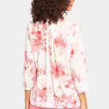 Floral Pintuck Blouse