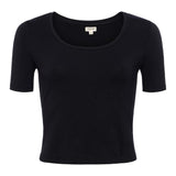 Dana Short Sleeves Crop Tee