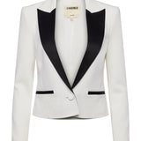 Scarlet Crop Blazer