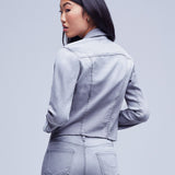 Janelle Slim Raw Jacket