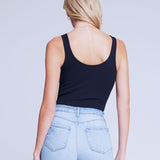 Nia Scoop Neck Tank Bodysuit