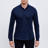 Premium Quality Jersey Knit Long Sleeve Polo