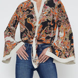 Charlize Bell Sleeve Blouse