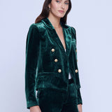 Brooke Doublebreasted Crop Blazer