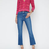 Mira High Rise Cropped Micro Boot