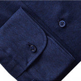 Navy Solid Long Sleeve Stretch Jersey