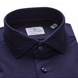 Navy Solid Modern 4Flex Stretch Knit Shirt