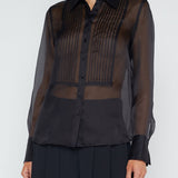 Divya Pintuck Tuxedo Shirt