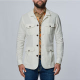 Off-White Dobby Pique Textured Overshirt
