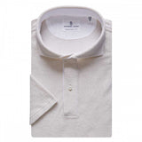Off-White Solid Lightweight Twill Hybrid Shirt