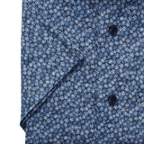 Printed Stretch Poplin S/S Sport Casual Shirt