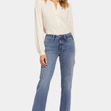 Relaxed Straight Roll Cuff Pants