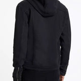 The Knit-Stretch Hooded Jean Jacket