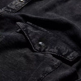 Arvon Long Sleeves Knit Western Shirt in Vintage Wash Slub