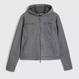 Hooded Jean Jacket