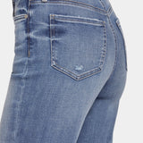 Relaxed Straight Roll Cuff Pants