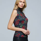 Ceci Sleeveless Turtle Neck Rose