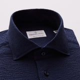 Textured Crinkle Casual Sartorial Shirt