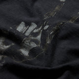 Short Sleeve Raw Edge Tee Vintage Wash- Royal Peace