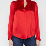 Bianca Band Collar Blouse