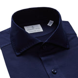 Textured Jacquard Luxe Short Sleeves Knit Polo