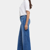 Teresa Wide Leg Fray Hem Jeans