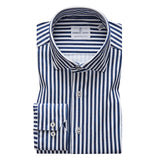 Modern 4Flex Navy Stripe Stretch Knit Shirt