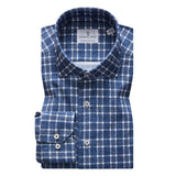 Navy Check Modern 4Flex Stretch Knit Shirt
