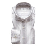 Modern 4Flex Grey Stripe Stretch Knit Shirt