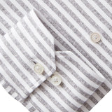 Modern 4Flex Grey Stripe Stretch Knit Shirt