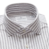 Modern 4Flex Grey Stripe Stretch Knit Shirt