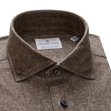 Dark Brown Modern 4Flex Stretch Knit Shirt