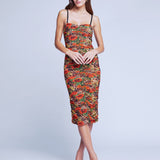 Caprice Strapless Midi Dress