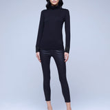 Nori Long Sleeve Turtleneck Embellished Sleeves