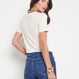Dana Short Sleeve Crop Tee