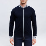 Premium Blouson Cardigan with Zipper