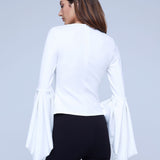 Chase Ruffle Sleeve Top