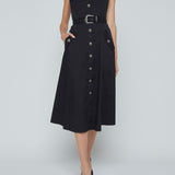 Tazia Scoop Neck A-line Dress