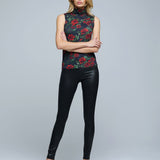 Ceci Sleeveless Turtle Neck Rose