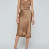 Perin Bias Mid Length Skirt