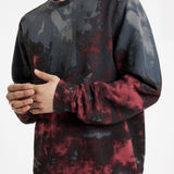 Long Sleeve Sweatshirt with Hazy Pattern