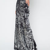 Sequin Zeta Long Skirt